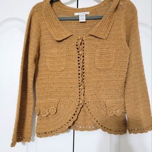 Knit sweater jacket